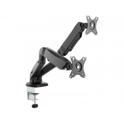 ICYBOX DUAL ARM DESK MOUNT WITH CLAMP