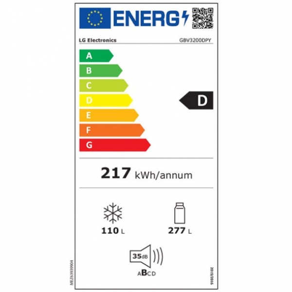 LG GBV3200DPY