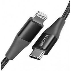 ANKER POWERLINE+ ΙΙ USB-C ΣΕ LIGHTNING ΚΑΛΩΔΙΟ 0.9Μ. - A8652011, ΜΑΥΡΟ