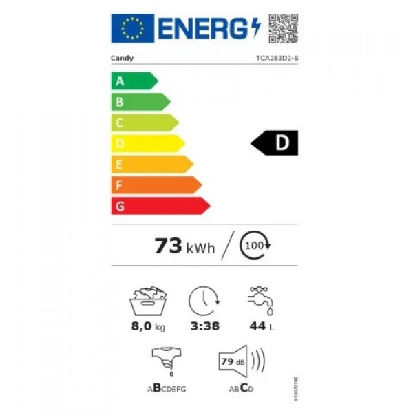 CANDY TCA283D2-S