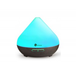 TAOTRONICS TT-AD002 300ML, OIL DIFFUSER ΣΥΣΚΕΥΗ ΑΡΩΜΑΤΟΘΕΡΑΠΕΙΑΣ, ADJUSTABLE 7 COLOR, TIMER & AUTO SHUT-OFF, RED OAK